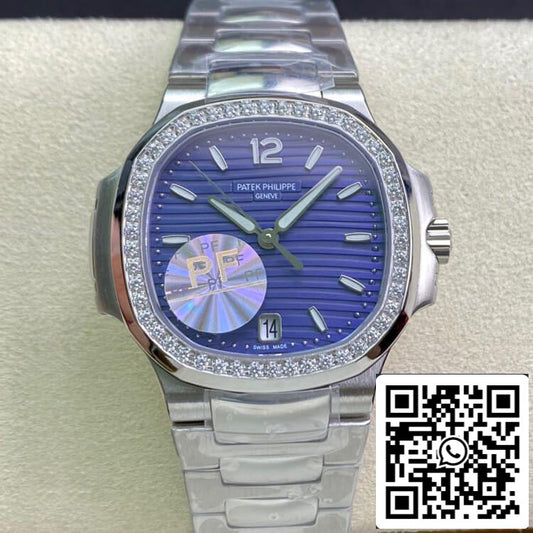 Patek Philippe Nautilus Ladies 7018/1A-010 PF Factory 1:1 Migliore edizione svizzera ETA324SC