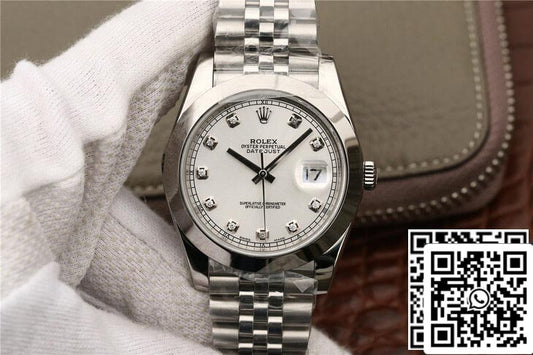 Rolex Datejust M126300 1:1 Mejor edición EW Factory Esfera engastada con diamantes