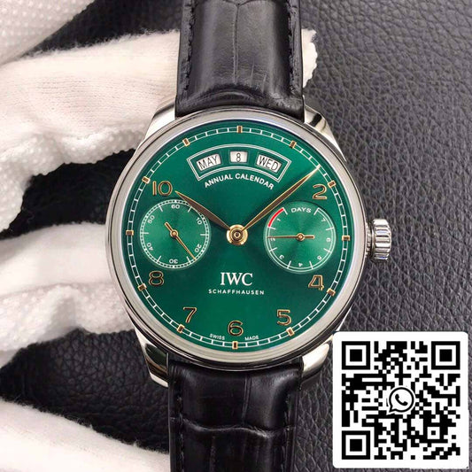 IWC Portugieser IW503510 1:1 Mejor Edición ZF Factory Esfera Verde