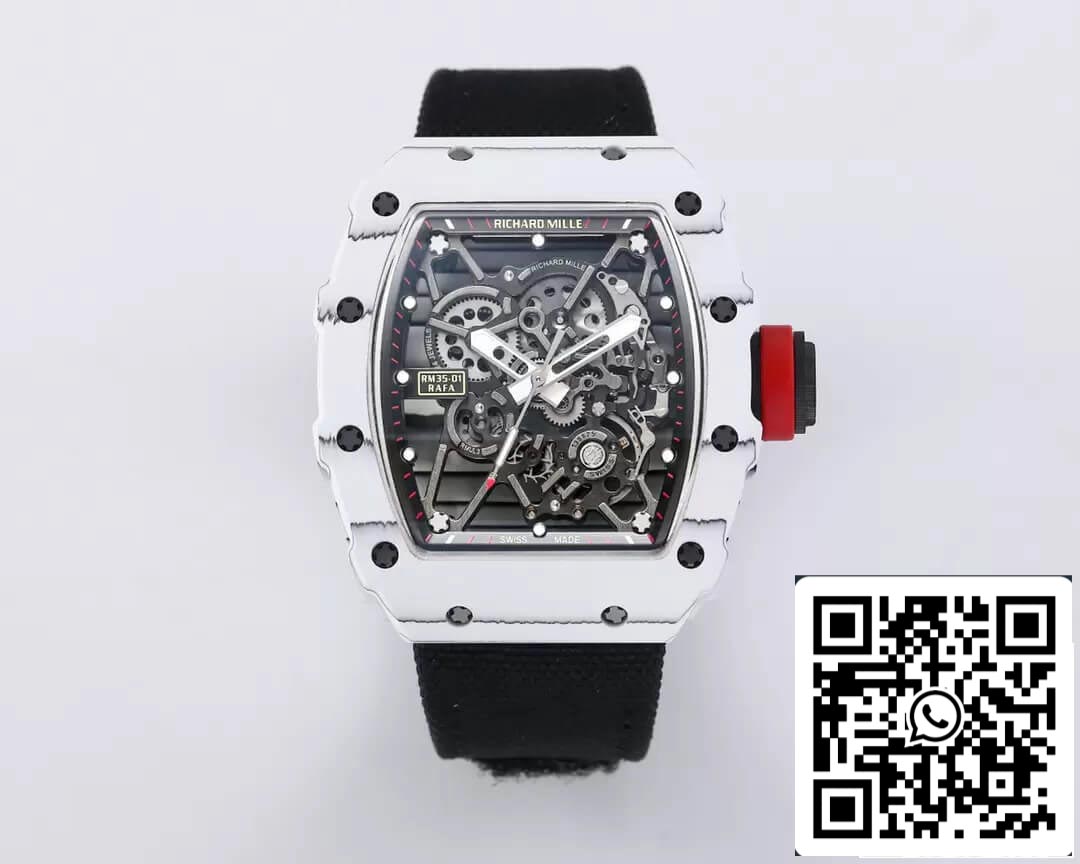 Richard Mille RM35-01 1:1 Mejor Edición BBR Factory Correa Negra