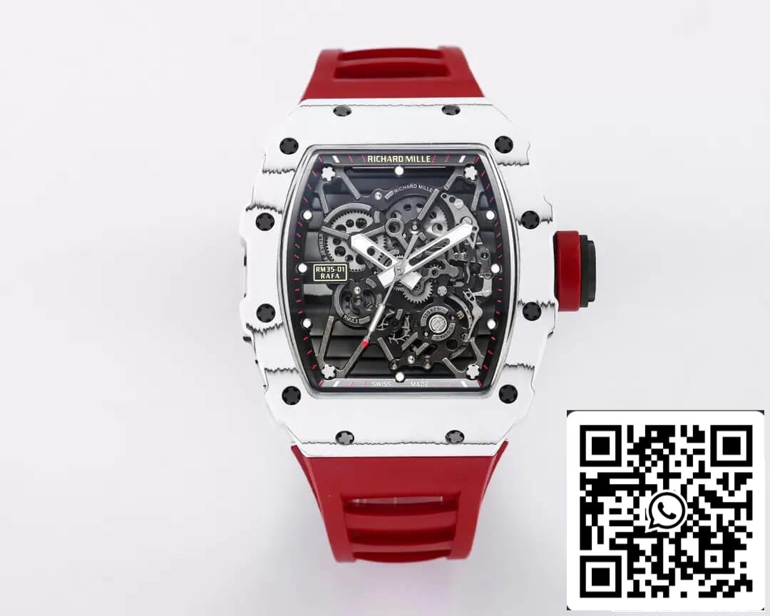 Richard Mille RM35-01 Cinturino rosso di fabbrica BBR in scala 1: 1 della migliore edizione