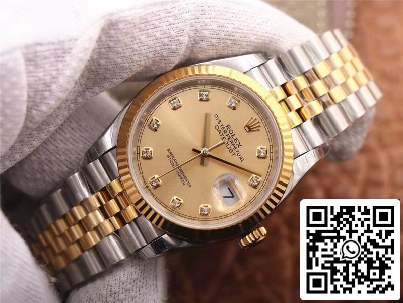 Rolex Datejust M126233-0017 1:1 Best Edition EW Factory Champagne Dial Swiss ETA3235