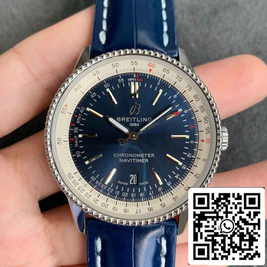 Breitling Navitimer 1 A17326211C1P3 1:1 Mejor Edición V7 Esfera Azul de Fábrica