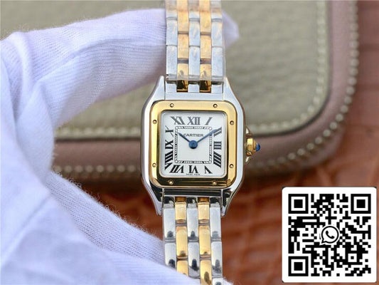 Panthere De Cartier W2PN0006 1:1 Best Edition 8848 quadrante bianco di fabbrica