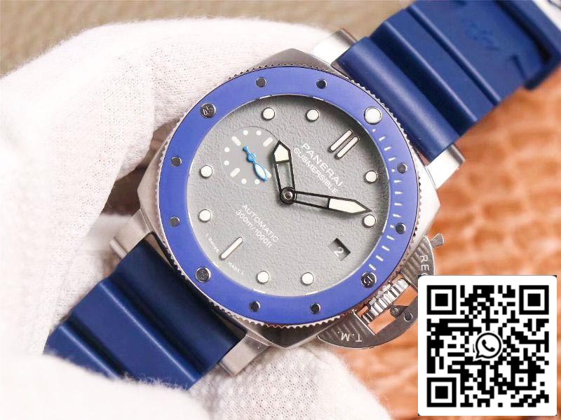 Panerai Sumergible PAM00959 1:1 Mejor Edición VS Factory Shark Gris Dial Suizo P9010