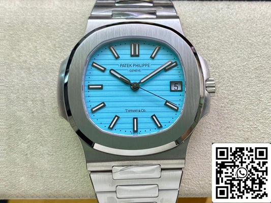 Patek Philippe Nautilus 5711/1A-018 170th Anniversary 1:1 Best Edition PPF Factory Tiffany Blue Dial