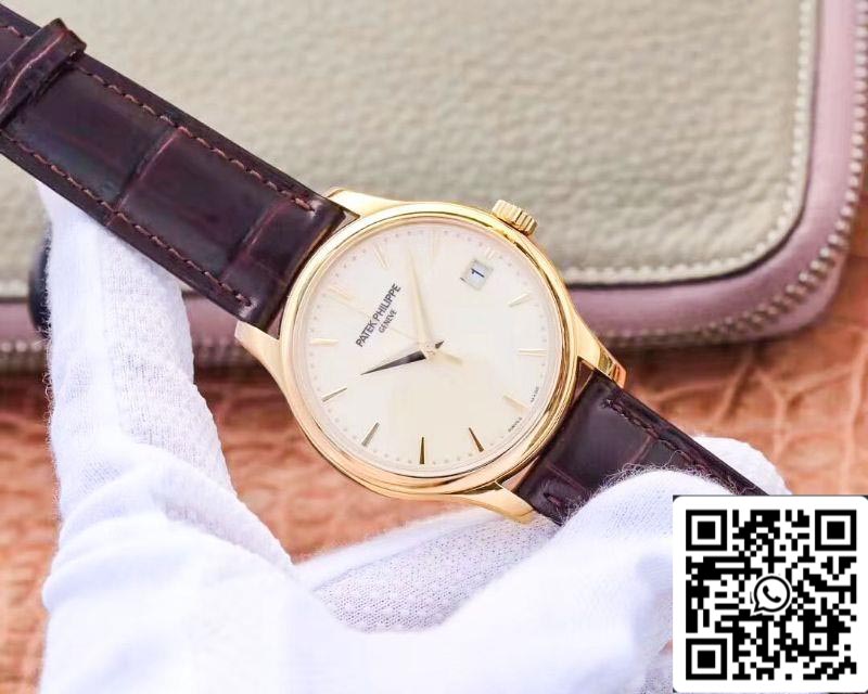 Patek Philippe Calatrava 5227J-001 ZF Factory 1:1 Best Edition 18K Yellow Gold Case Swiss Cal.324 SC