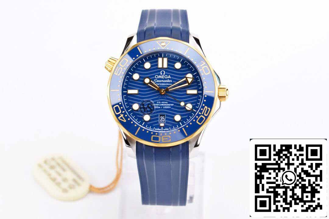 Omega Seamaster Diver 300M 210.22.42.20.03.001 1:1 Best Edition VS Factory Rubber Strap