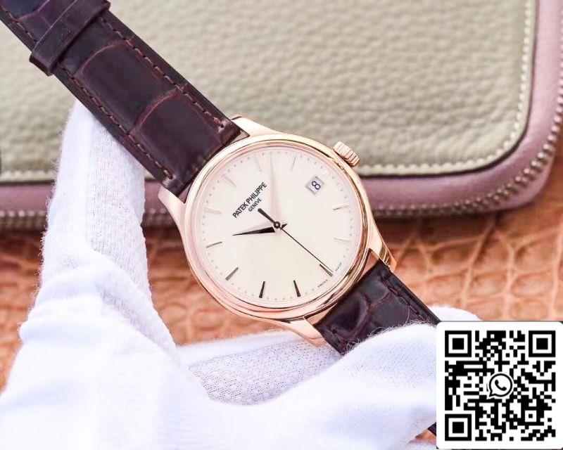 Patek Philippe Calatrava 5227R-001 ZF Factory 1:1 Mejor edición Caja en oro rosa de 18 quilates Swiss Cal.324 SC