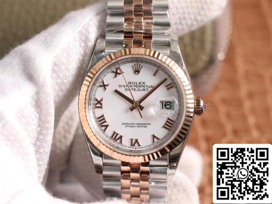 Rolex Datejust M126231-0015 1:1 Best Edition EW Factory White Dial