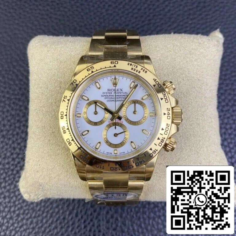 Rolex Cosmograph Daytona M116508-0001 1:1 Best Edition Clean Factory Oro giallo