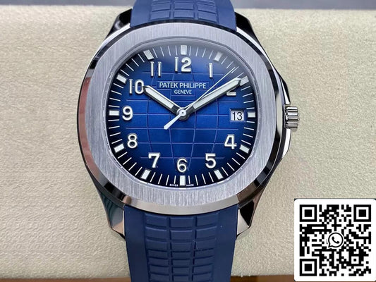 Patek Philippe Aquanaut 5168G-001 1:1 Mejor Edición 3K Esfera Azul Degradada de Fábrica