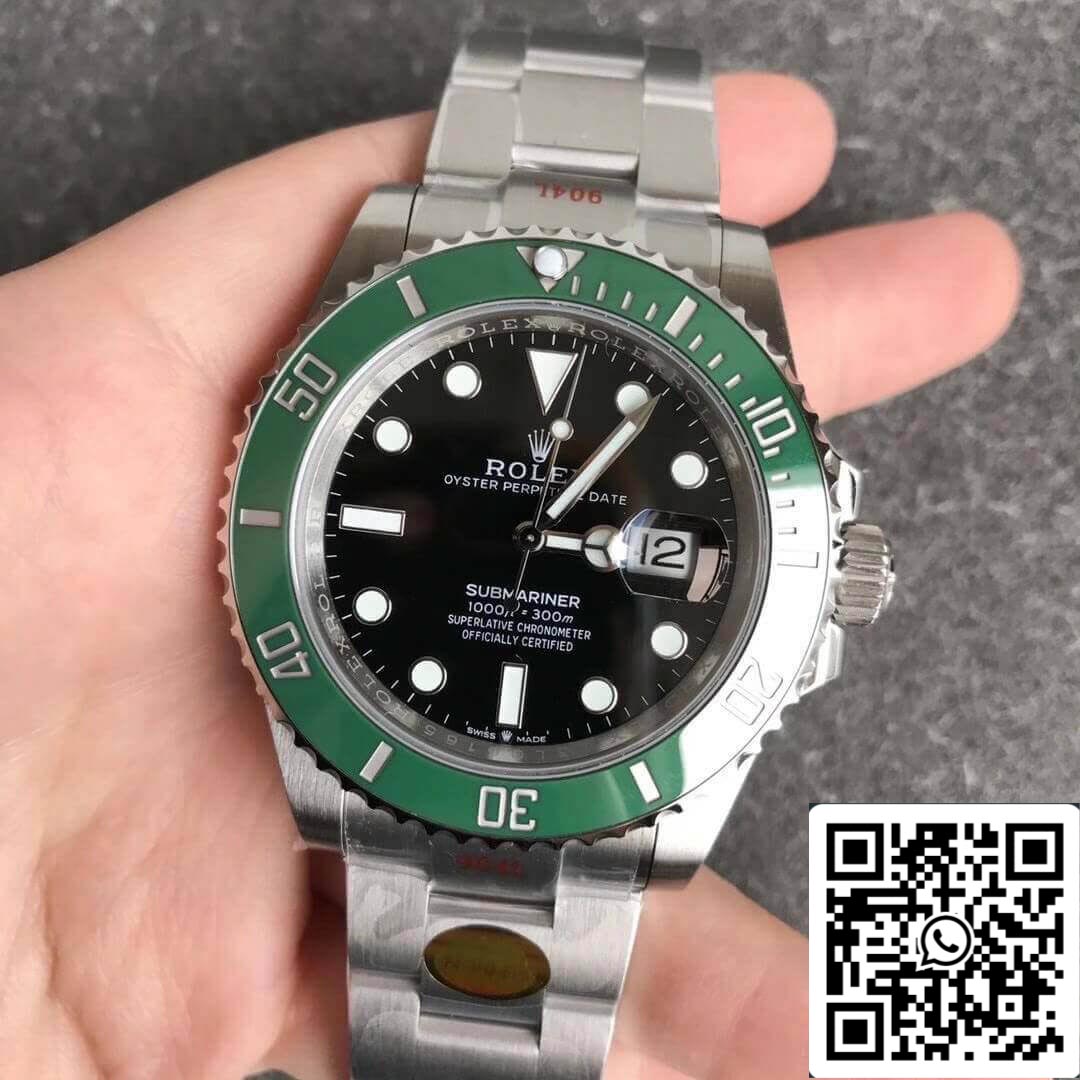 Rolex Submariner Date 41mm 126610LV 1:1 Best Edition NOOB Factory Green Bezel