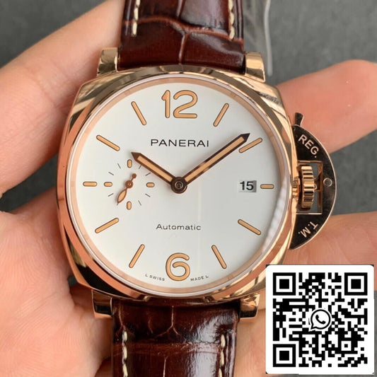 Panerai Luminor PAM01042 1:1 Mejor edición VS esfera blanca de fábrica