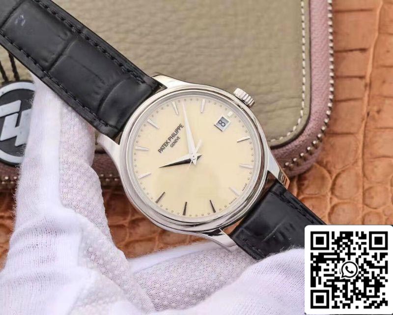 Patek Philippe Calatrava 5227 ZF Factory 1:1 Mejor Edición Esfera Blanca Swiss Cal.324 SC