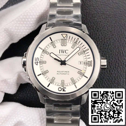 IWC Aquatimer IW329004 1:1 Best Edition V6 Factory quadrante bianco argento