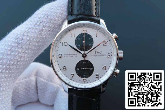 IWC Portugieser IWC371411 1:1 Mejor edición ZF Factory V7 esfera blanca