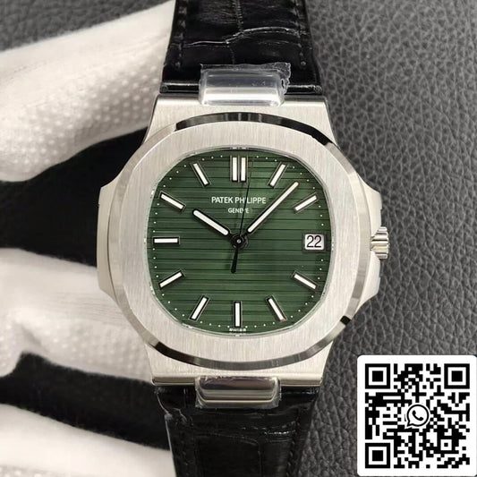 Patek Philippe Nautilus 5711/1A-014 1:1 Mejor Edición 3K Factory Esfera Verde Oliva