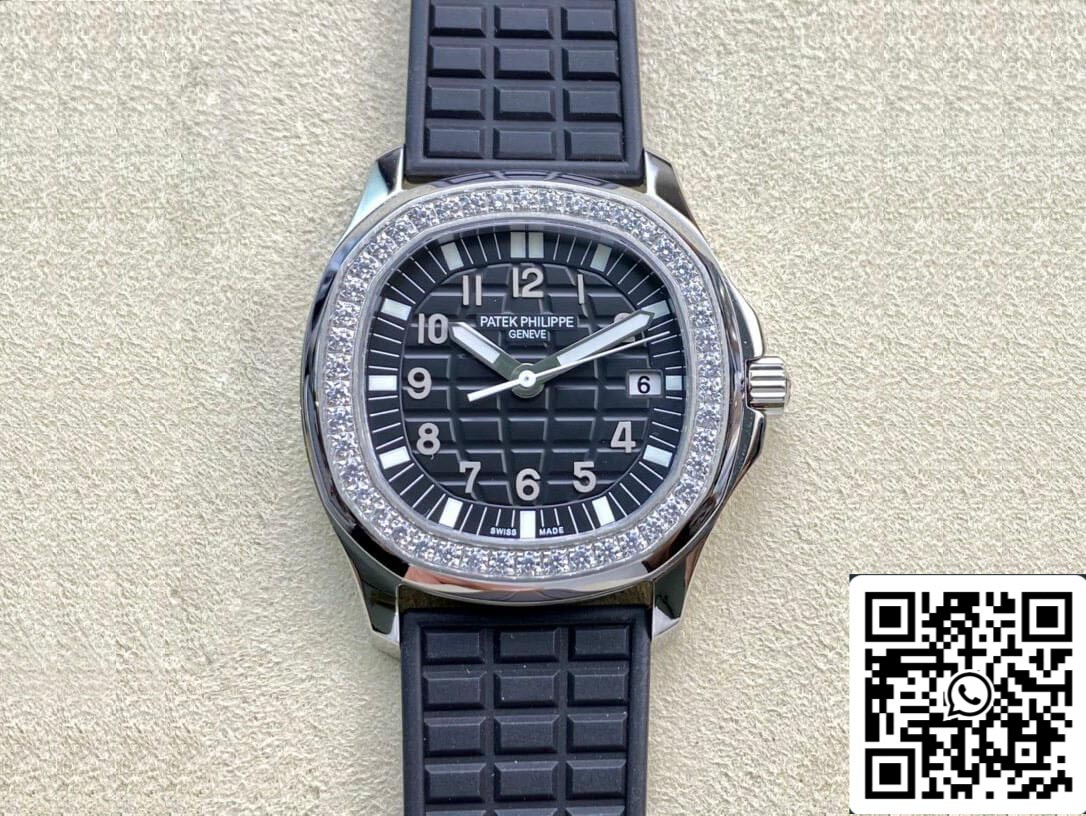 Patek Philippe Aquanaut 5067A-001 Movimento al quarzo 1:1 Migliore edizione PPF Quadrante nero di fabbrica