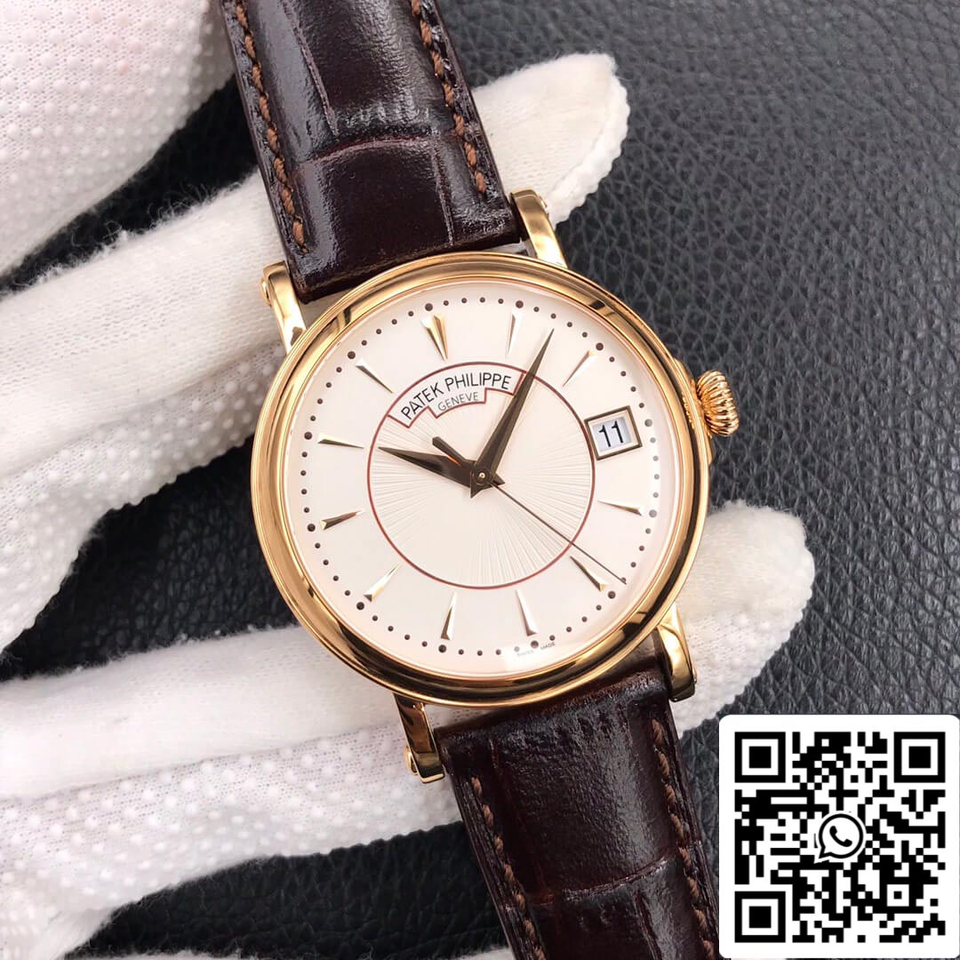 Patek Philippe Calatrava 5153J-001 1:1 Mejor edición ZF Factory esfera blanca oro rosa