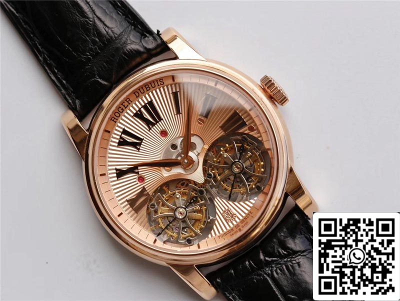 Roger Dubuis Hommage RDDBHO0562 1:1 Mejor edición JB Factory Gold Dial Swiss RD100