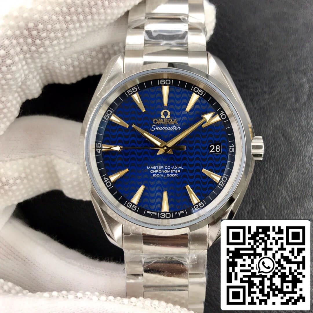 Omega Seamaster Aqua Terra 150M 1:1 Best Edition Rio Olympic Special Edition VS quadrante blu di fabbrica