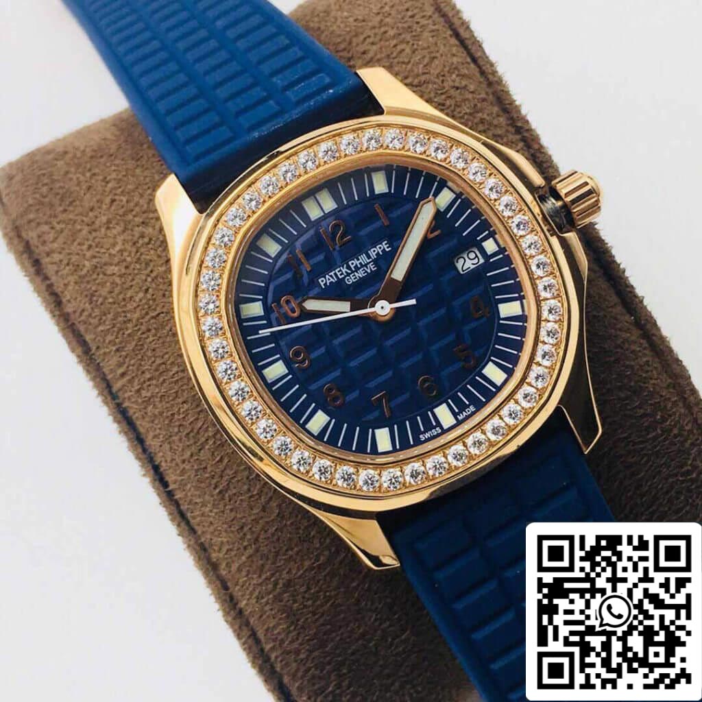 Patek Philippe Aquanaut 5067A Movimiento de cuarzo 1:1 Mejor edición PPF Esfera azul de fábrica