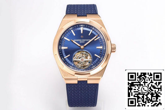 Vacheron Constantin Overseas Tourbillon 6000V/110R-B733 1:1 Best Edition BBR Cinturino in caucciù di fabbrica