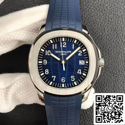 Patek Philippe Aquanaut 5168G-001 1:1 Mejor Edición 3K Versión Factory V2 Esfera Azul