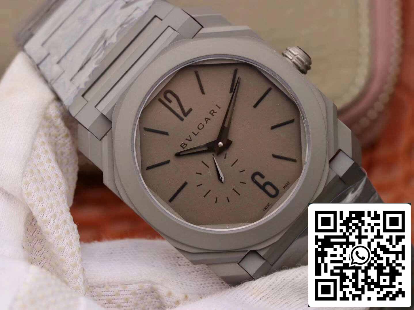 Bulgari Octo Finissimo 102713 1:1 Best Edition BV Factory quadrante grigio