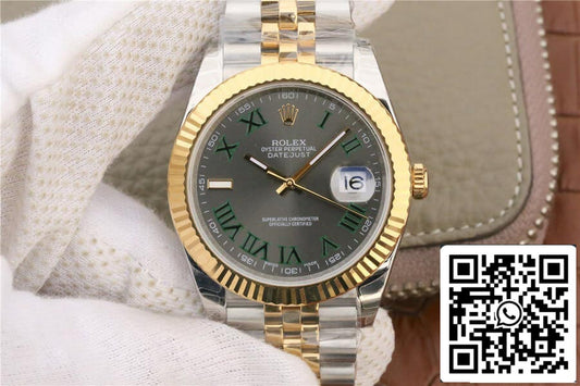 Rolex Datejust M126333-0020 1:1 Best Edition EW Factory quadrante grigio scuro