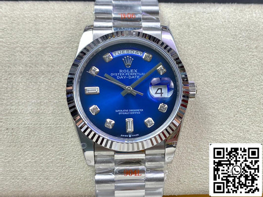 Rolex Day Date M128239-0023 36MM 1:1 Best Edition GM Factory quadrante con diamanti