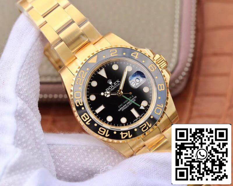 Rolex GMT Master II 116718 40mm EW Factory 1:1 Mejor edición suizo ETA2836 esfera negra