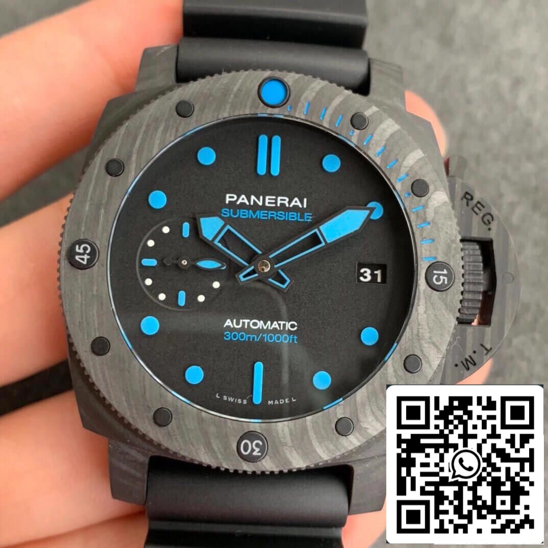 Panerai Submersible PAM00960 1:1 Best Edition VS Factory quadrante nero