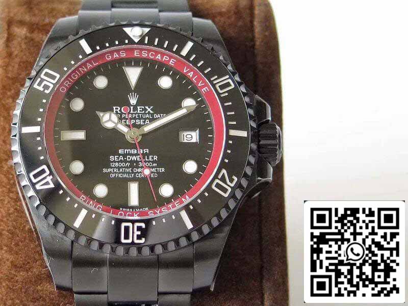 Rolex Sea-Dweller 116660 VR Factory 1:1 Best Edition svizzero ETA2836 quadrante nero