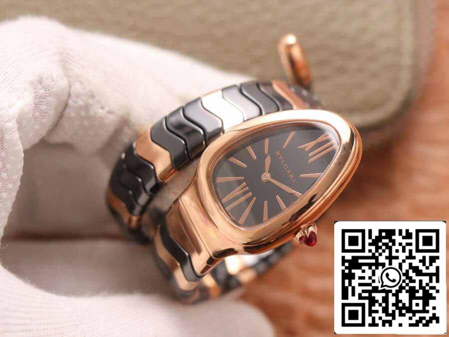 Cassa in oro rosa Bvlgari Serpenti 1:1 Best Edition BV Factory