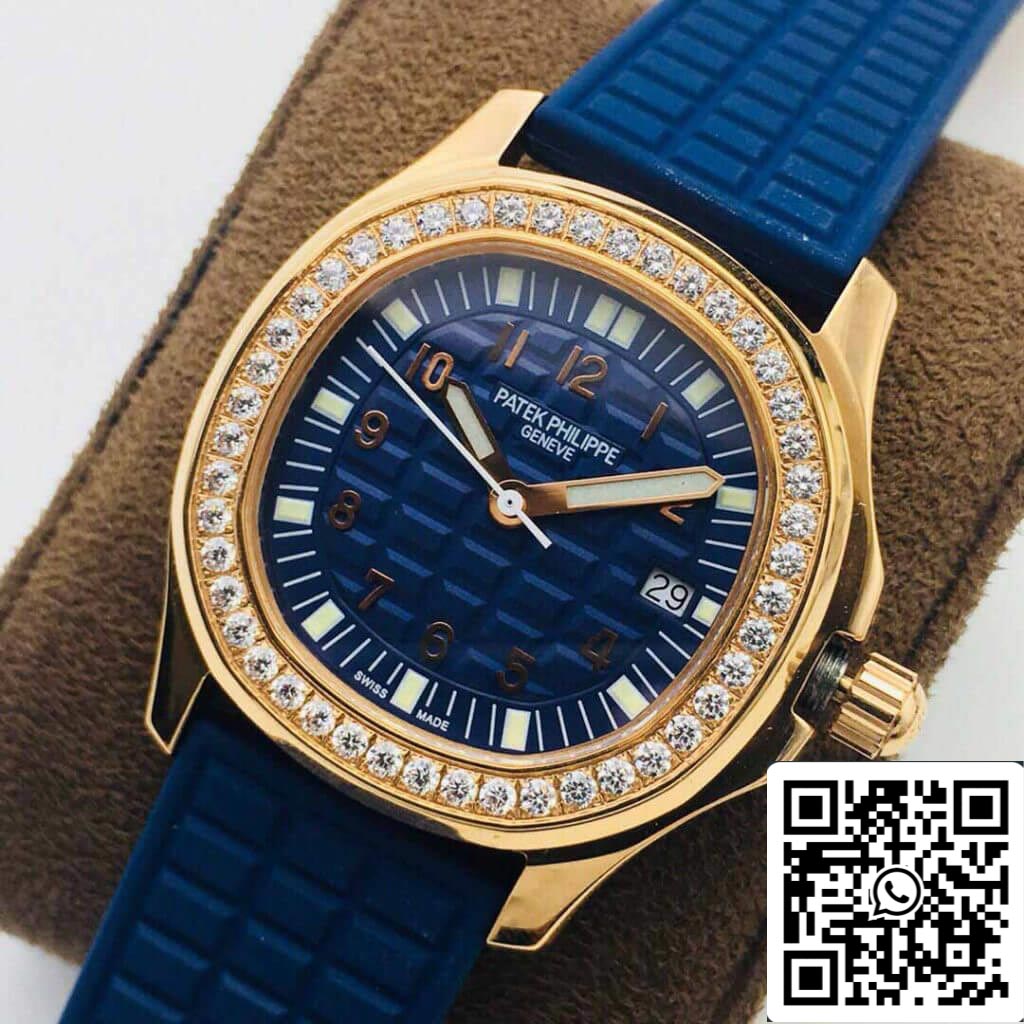 Patek Philippe Aquanaut 5067A Movimiento de cuarzo 1:1 Mejor edición PPF Esfera azul de fábrica