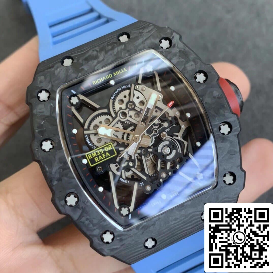 Richard Mille RM35-02 1:1 Caja de fibra de carbono KV Factory V3 Best Edition