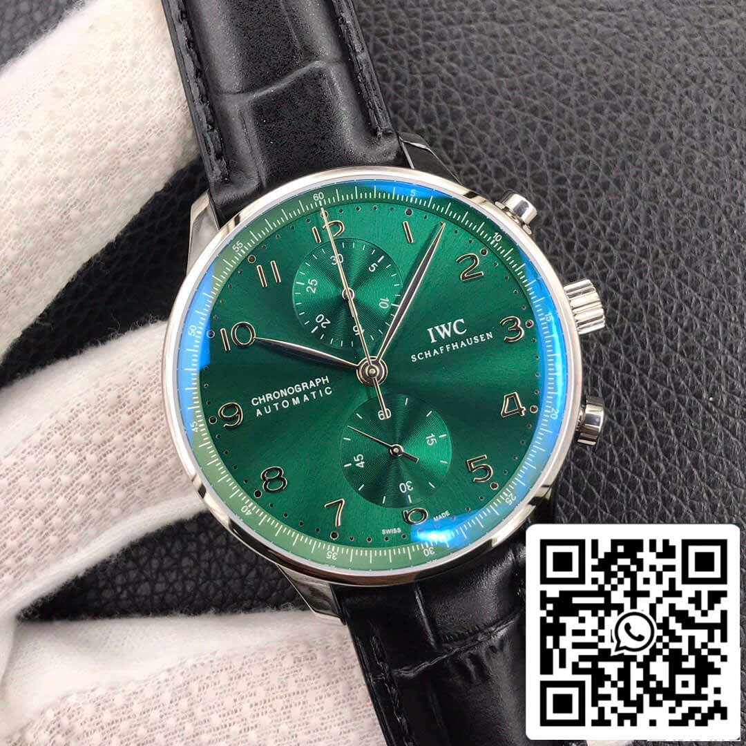 IWC Portugieser IW371615 1:1 Mejor Edición ZF Factory Esfera Verde