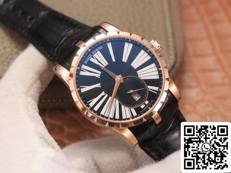 Roger Dubuis Excalibur DBEX0537 1:1 Mejor Edición PF Factory Oro Rosa Suizo ETA9015