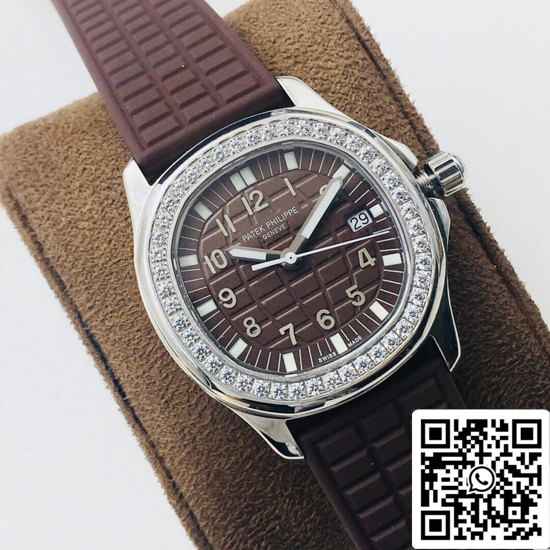 Patek Philippe Aquanaut 5067A-023 Movimiento de cuarzo 1:1 Mejor edición PPF Factory Correa marrón