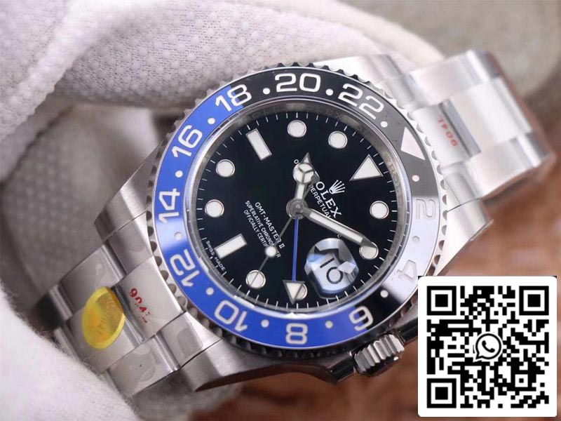 Rolex GMT Master II 116710BLNR-78200 1:1 Miglior Edizione Noob Factory V11 Blue Needle Svizzero ETA3186