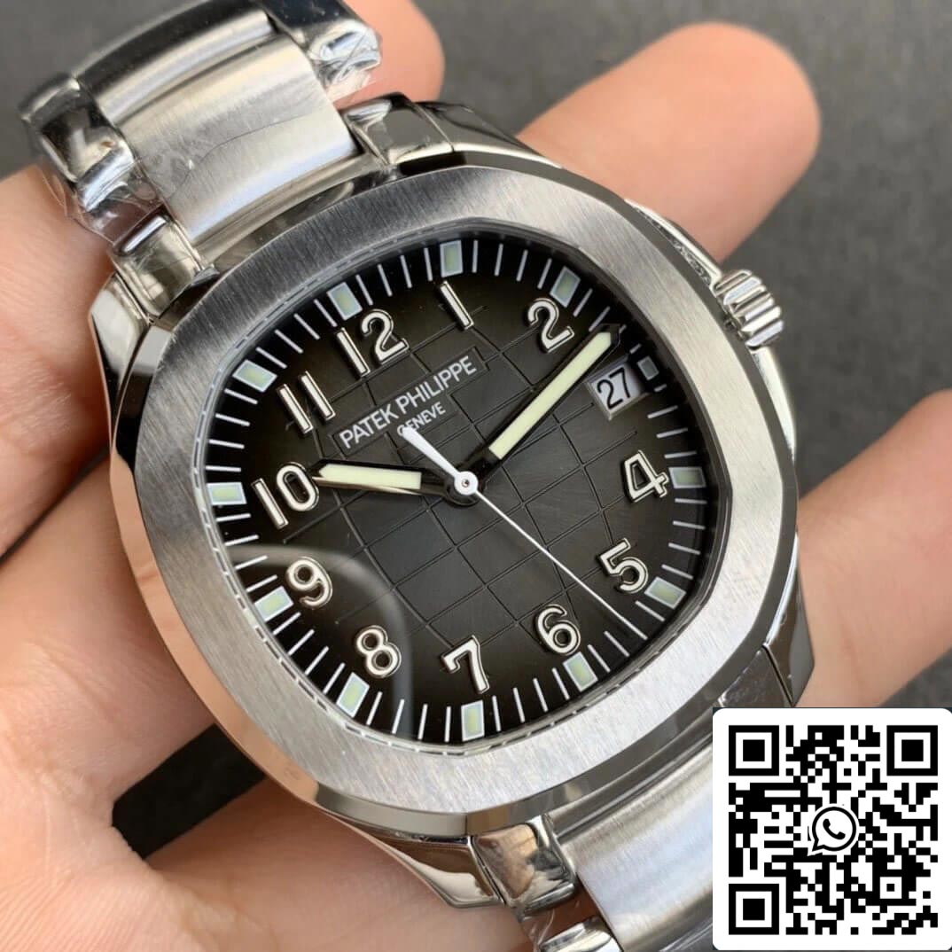 Patek Philippe Aquanaut 5167/1A-001 1:1 Mejor Edición 3K Esfera Negra de Fábrica