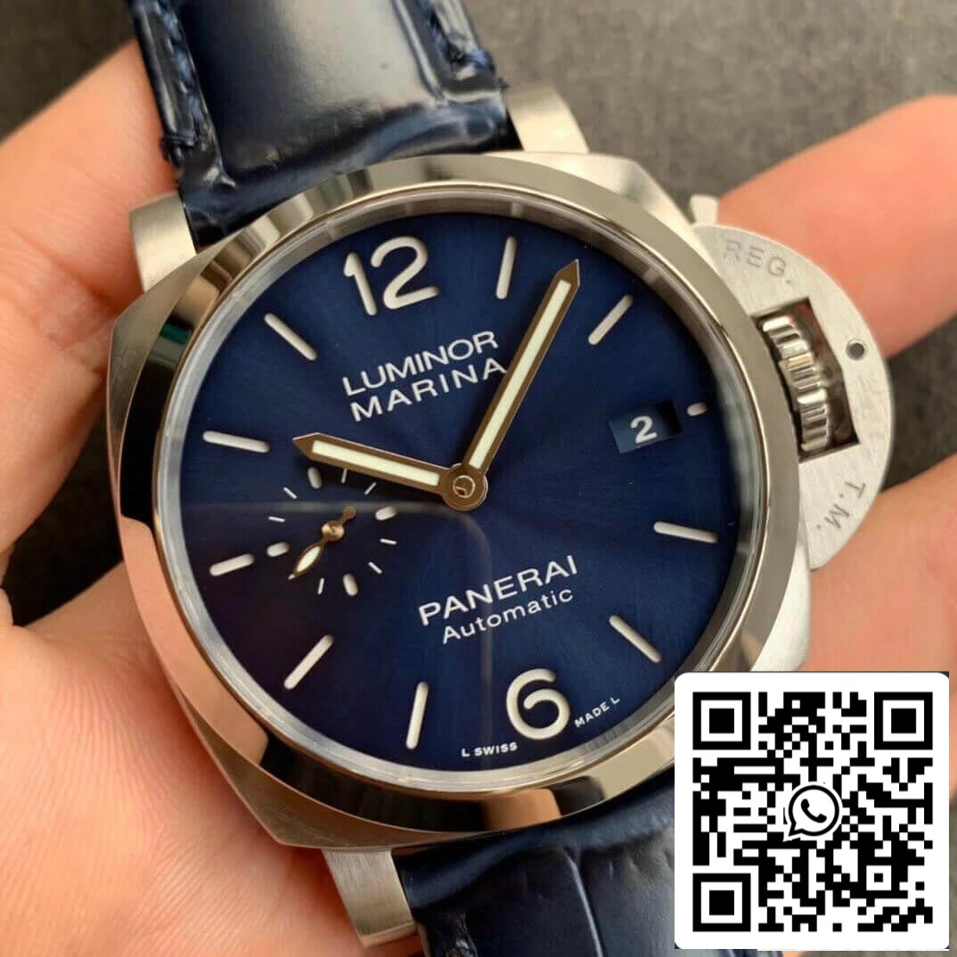 Panerai Luminor PAM01393 1:1 Best Edition VS quadrante blu di fabbrica