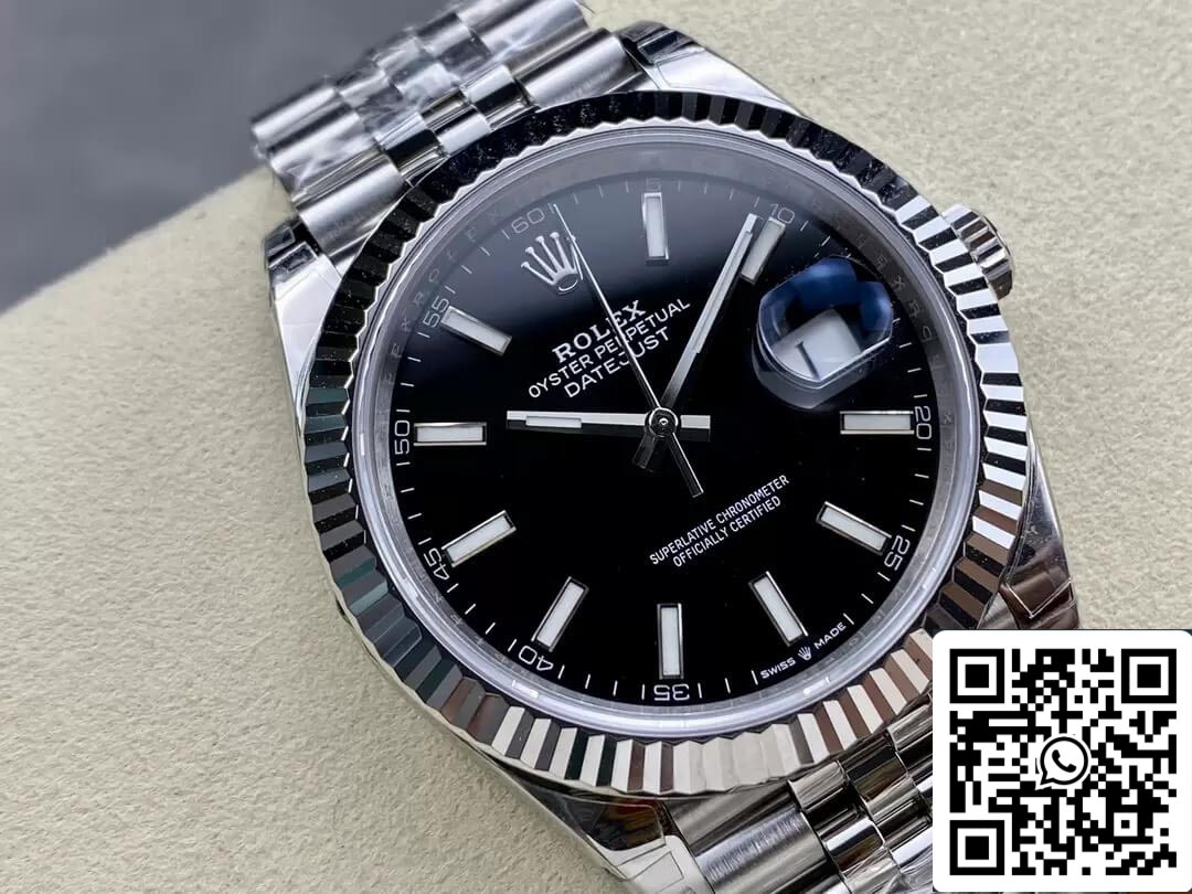 Rolex Datejust M126334-0018 1:1 Mejor edición VS Factory esfera negra