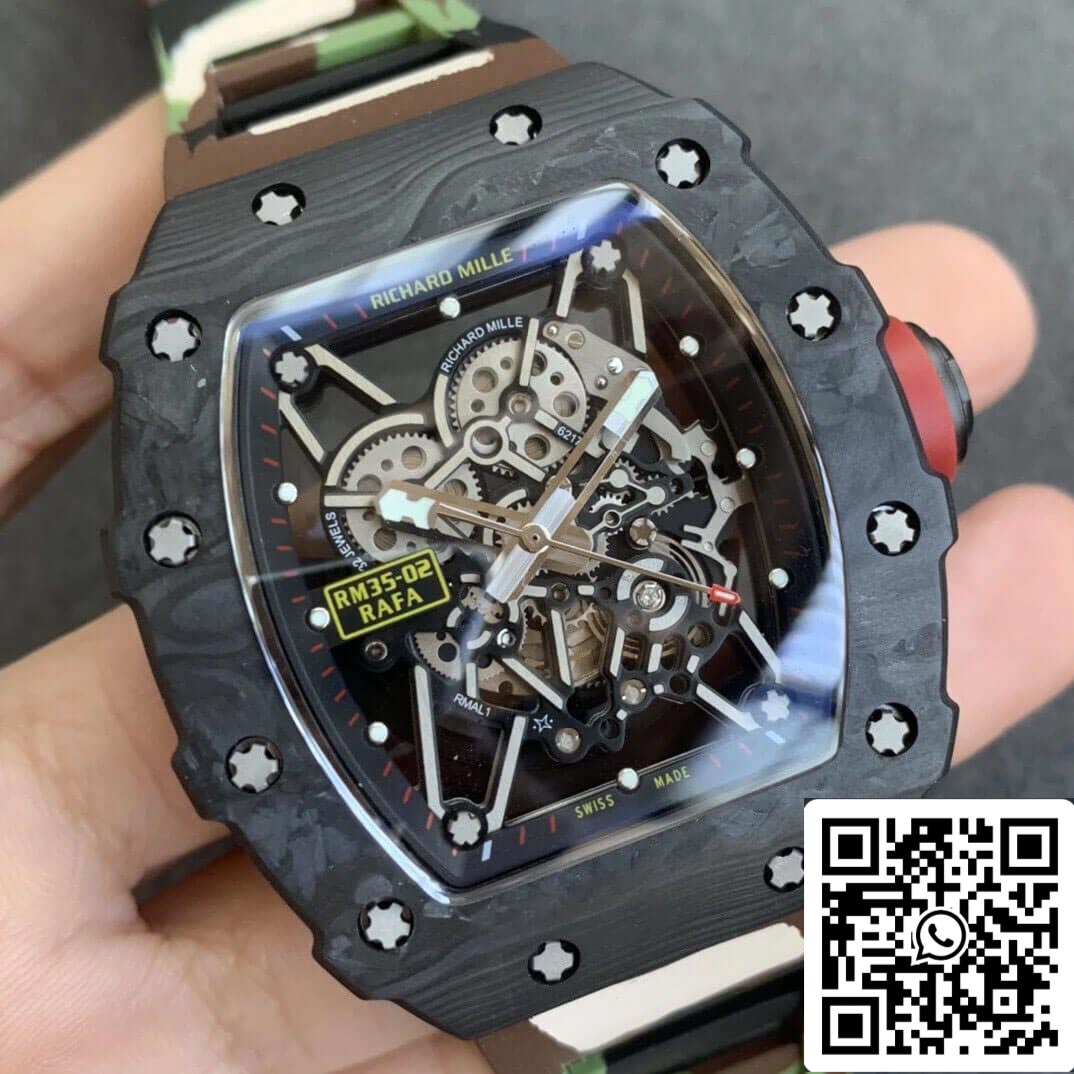 Richard Mille RM35-02 1:1 Best Edition KV Factory V3 Camouflage Strap