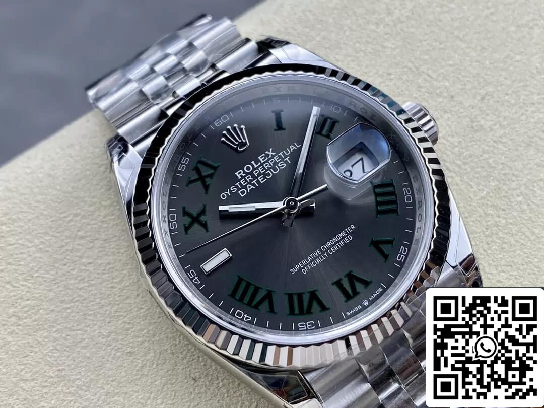 Rolex Datejust M126234-0045 36MM 1:1 Mejor edición VS esfera gris de fábrica