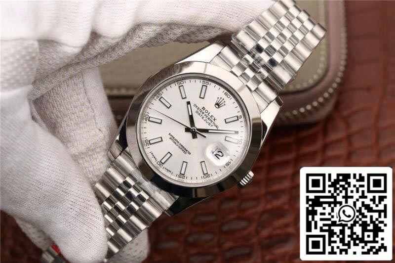 Rolex Datejust 116200 EW Orologi meccanici di fabbrica 1:1 Migliore edizione svizzera ETA2836 Quadrante argento