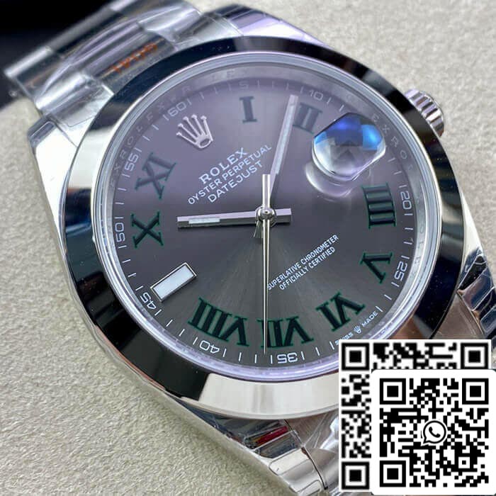 Rolex Datejust M126300-0013 41MM 1:1 Best Edition EW Factory quadrante grigio scuro