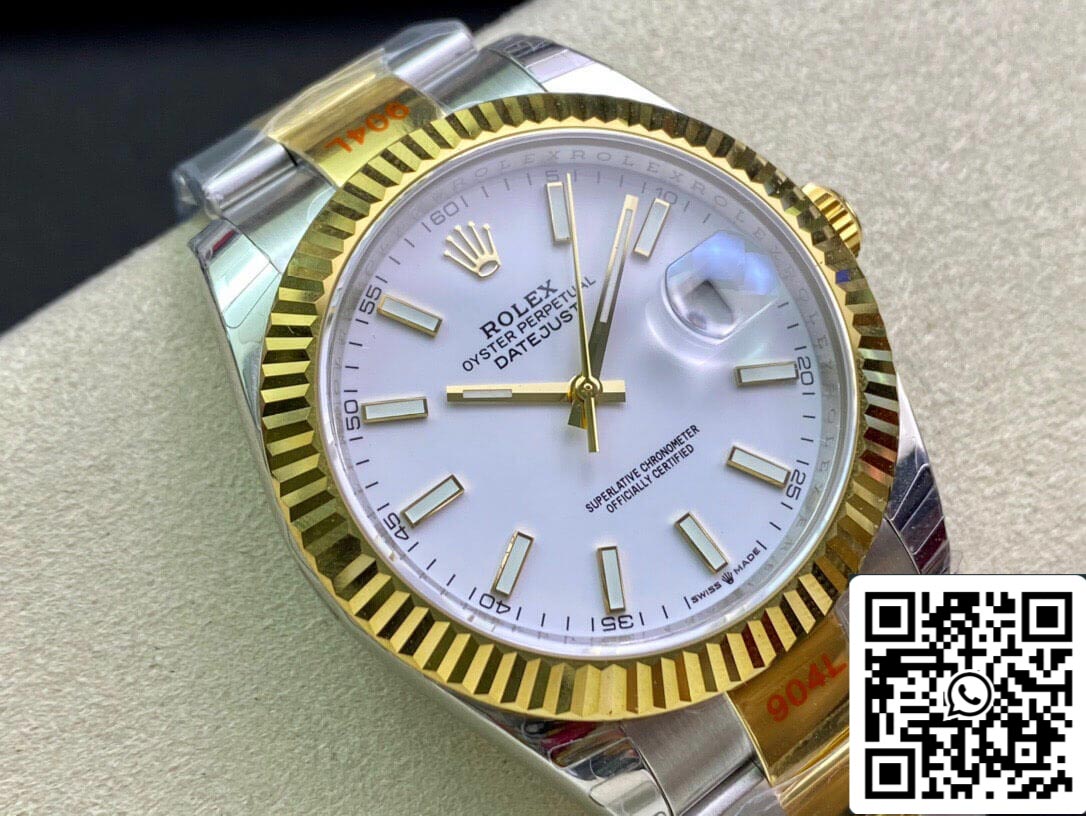 Rolex Datejust M126333-0015 1:1 Best Edition EW Factory White Dial